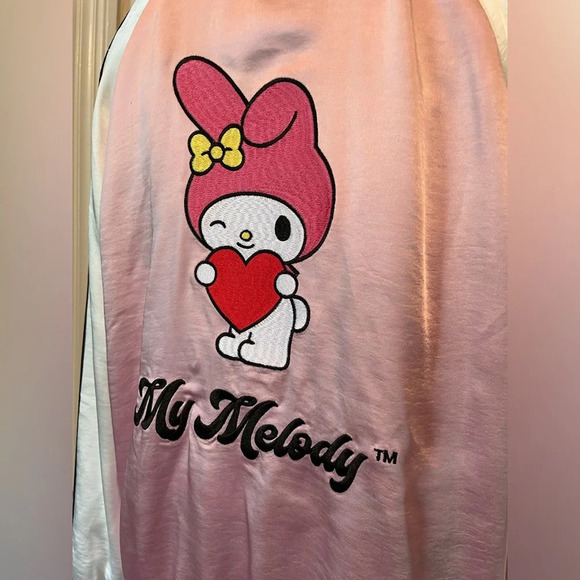 Hello Kitty And Friends x Forever 21 Reversible Pink & Black Small Bomber Jacket - Picture 8 of 16